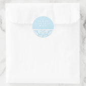 Damask Wedding Sticker (Tasche)