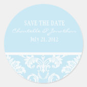 Damask Wedding Sticker (Vorderseite)