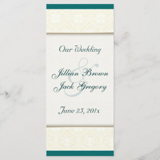 Damask White WEDING-Programm Programm