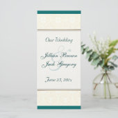 Damask White WEDING-Programm Programm (Stehend Vorderseite)