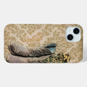 Damask Wildblume Western Country Cowboystiefel Case-Mate iPhone Hülle (Rückseite (Horizontal))