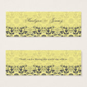 Damask Wirbel Lace Butter Danke, dass Sie das Gesc (Vorne & Hinten)
