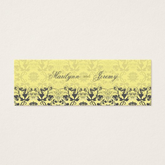 Damask Wirbel Lace Butter Danke, dass Sie das Gesc (Vorderseite)