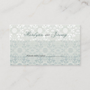 Damask Wirbel Lace Dream Custom Escort Platzkarte
