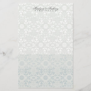 Damask Wirbel Lace Dream Danke Stationierung Briefpapier