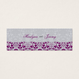 Damask Wirbel Lace Orchid Vielen Dank, dass Sie de