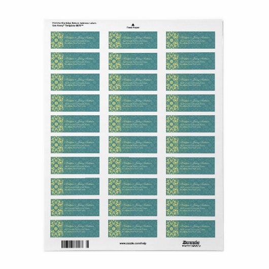 Damask-Wirbel stellen das benutzerdefinierte Pfaue (Vorne)