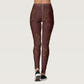 Damask | Zazzle_Growshop. Leggings (Rückseite)
