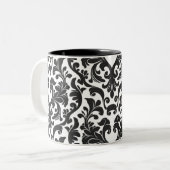 Damask Zweifarbige Tasse (Vorderseite Links)