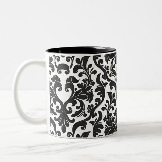 Damask Zweifarbige Tasse (Links)