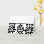 Damaskaskarte Karte (Gelbe Blume)