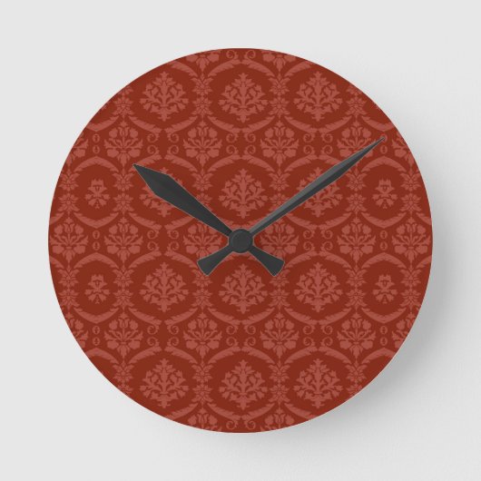 Damaskastapete 3 runde wanduhr (Vorderseite)