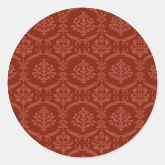 Damaskastapete 3 runder aufkleber (Vorderseite)