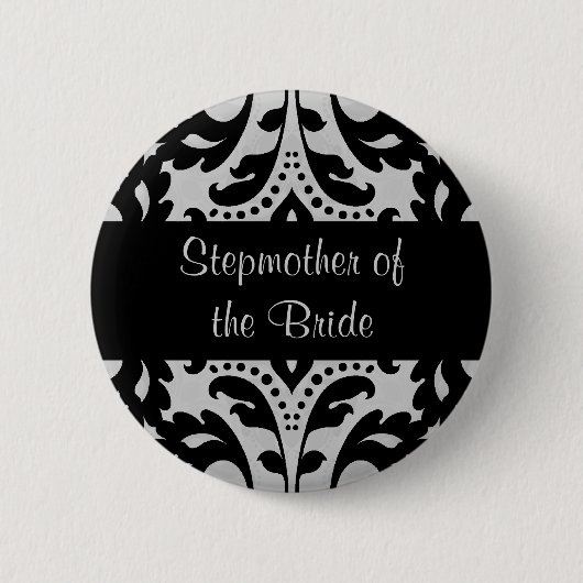 Damaske-Stiefmütterbraut Button (Vorderseite)