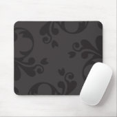 Damasken Muster, Grau Damaske, Damaske Mousepad (Mit Mouse)