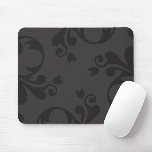 Damasken Muster, Grau Damaske, Damaske Mousepad (Mit Mouse)