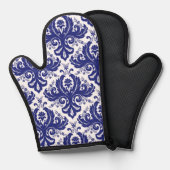 Damaskenmuster Ofenhandschuh (Vorderseite/Rückseite)