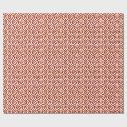 Damaskenmuster-Tapete Geschenkpapier (Flach)