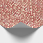 Damaskenmuster-Tapete Geschenkpapier (Ecke)