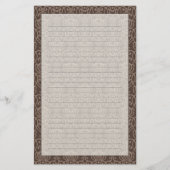 Damaskmuster 6 briefpapier (Vorderseite)