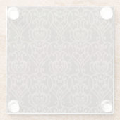 Damaskmuster 6 glasuntersetzer (Rückseite)