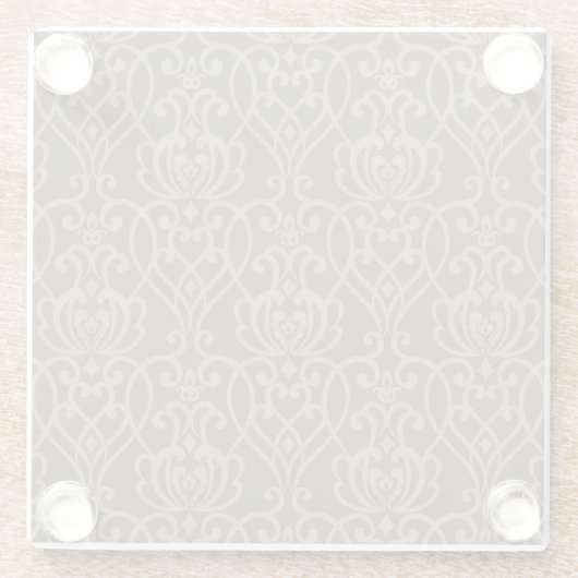 Damaskmuster 6 glasuntersetzer (Rückseite)
