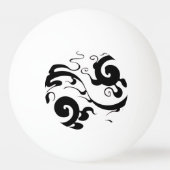 Damasks Ping Pong Ball Tischtennisball (Rückseite)