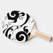 Damasks Ping Pong Paddle Tischtennis Schläger (Seitenansicht)