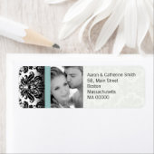 Damaskus-Adressetiketten für Schwarz und Weiß-Foto (Insitu)