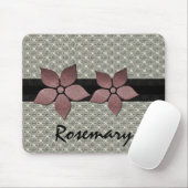 Damaskus-Blume Strickgrenzmousepad Mousepad (Mit Mouse)