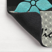 Damaskus-Blume Strickgrenzmousepad Mousepad (Ecke)