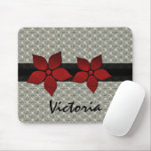 Damaskus-Blume Strickgrenzmousepad Mousepad (Mit Mouse)