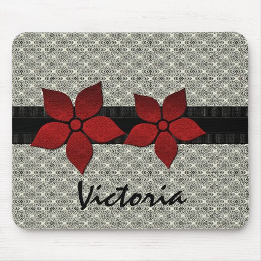 Damaskus-Blume Strickgrenzmousepad Mousepad (Vorne)