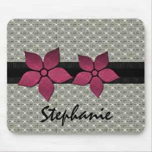 Damaskus-Blume Strickgrenzmousepad Mousepad