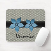 Damaskus-Blume Strickgrenzmousepad Mousepad (Mit Mouse)