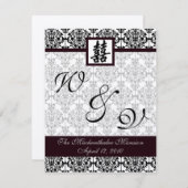 Damaskus-Doppelglücksprogramm 1 Einladung (Vorne/Hinten)