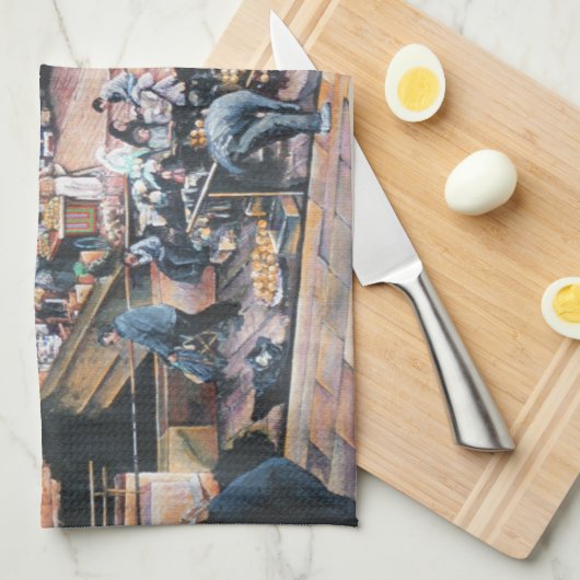 Damaskus Golden Gate, Altes Jerusalem Geschirrtuch (Viertel Falte)