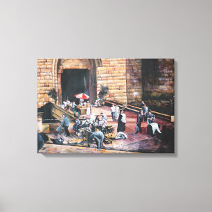 Damaskus Golden Gate, Altes Jerusalem Leinwanddruck