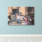 Damaskus Golden Gate, Altes Jerusalem Leinwanddruck (Insitu (Holzboden))