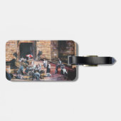 Damaskus Goldenes Tor, Altes Jerusalem Gepäckanhänger (Rückseite horizontal)