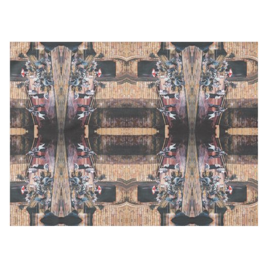 Damaskus Goldenes Tor, Altes Jerusalem Tischdecke (Vorderseite (Horizontal))