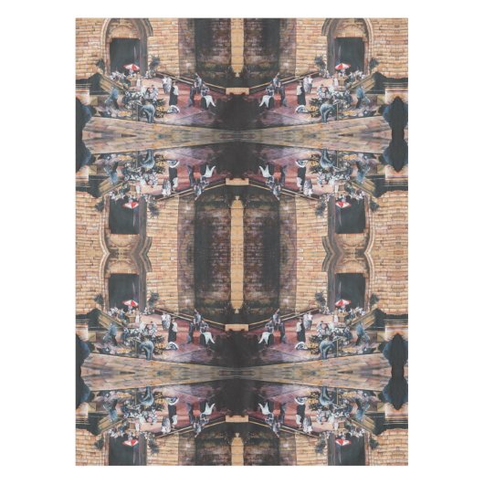 Damaskus Goldenes Tor, Altes Jerusalem Tischdecke (Vorderseite)