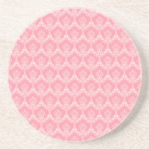 Damaskus in Rosa Sandstein Untersetzer