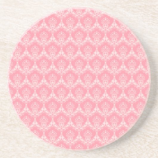 Damaskus in Rosa Sandstein Untersetzer (Vorne)