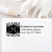 Damaskus-Muster für Schwarz-Weiß-Karton (Insitu)