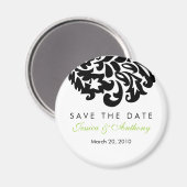 Damaskus speichern Datummagnet Magnet (Vorderseite/Rückseite)