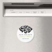 Damaskus speichern Datummagnet Magnet (In Situ (Geschirrspüler))