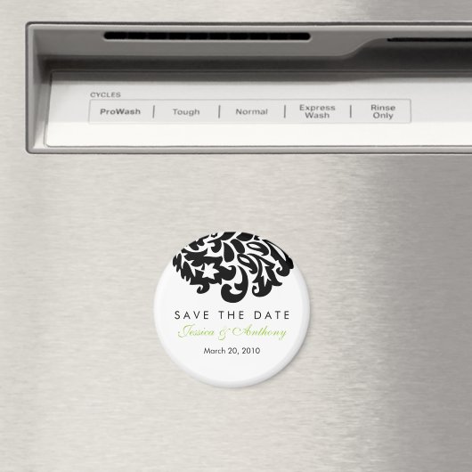 Damaskus speichern Datummagnet Magnet (In Situ (Geschirrspüler))