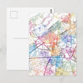Damaskus Syria City Map Postkarte (Vorne/Hinten)