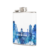 Damaskus Syrien Skyline Blue Flachmann (Links)